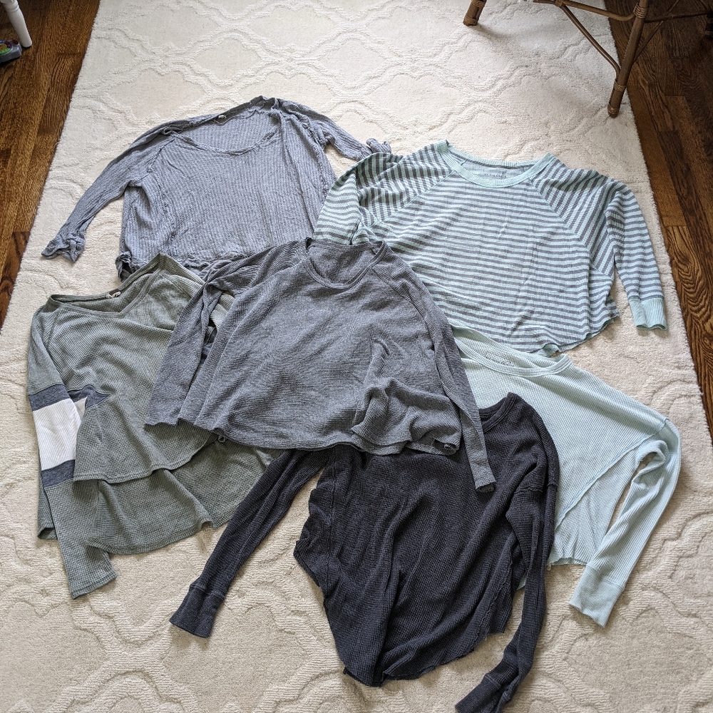 free people tops - lot of 6